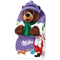 Новорічний набір Милка з іграшкою та цукерками Milka Magic Mix Bear Ведмедик