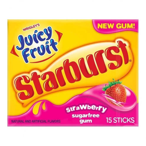 Жуйка Juicy Fruit Starburst Полуниця