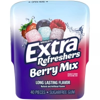 Ягодная жвачка Без сахара EXTRA Refreshers Berry Mix Chewing Gum Sugar free 40шт