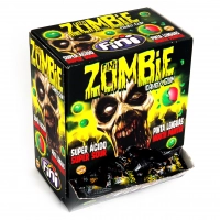 Блок конфеты с жвачкой (красят язык) Fini Booom Zombie + Gum 200шт