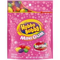 Жуйка Hubba Bubba Skittles Flavored Mini Gum зі смаком Скіттлз 120шт