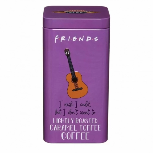 Молотый Кофе Friends Coffee со вкусом карамельных ирисок Tin Lightly Roasted Caramel Toffee 100г