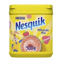 Молочний коктейль Nesquik Strawberry зі смаком Полуниці 500г
