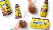 Какао Nesquik Nestle Chocolate Caramel Swirl Drink Mix 525г