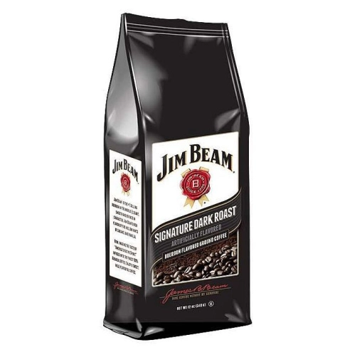 Молотый кофе Jim Beam Signature Dark Roast Bourbon Coffee Бурбон (темная обжарка)  340г