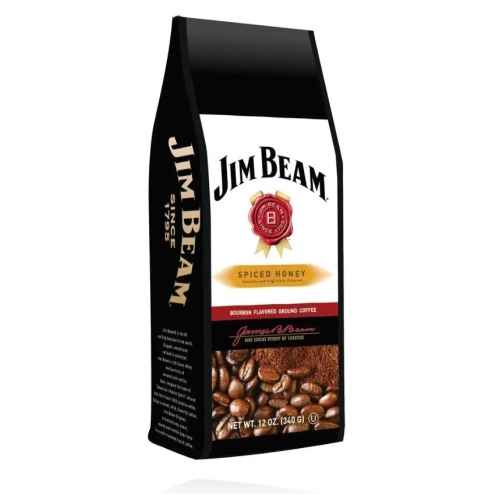 Мелена кава Jim Beam Spiced Honey Bourbon Coffee зі смаком Меду та Бурбона 340г