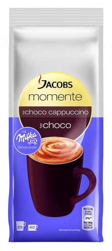 Капучино Jacobs с шоколадным вкусом Milka 500г