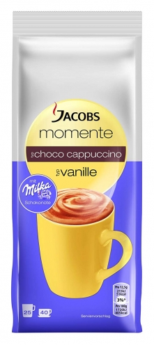 Капучино Jacobs с шоколадно-ванильным вкусом Milka 500г