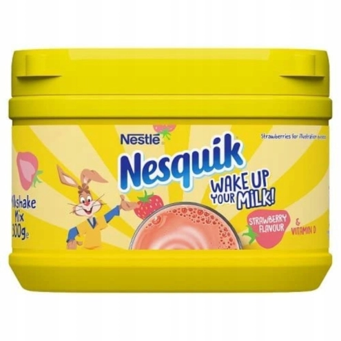 Молочний коктейль Nesquik Strawberry Полуничний 300г
