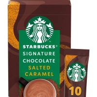 Гарячий шоколад Starbucks Signature Chocolate Salted Caramel Солона Карамель 10x22г