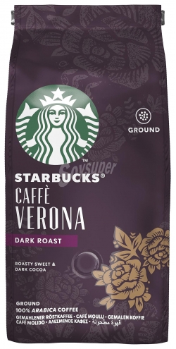 Молотый кофе Starbucks Caffe Verona Dark Roast Roasty Sweet