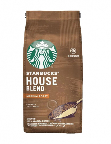 Молотый кофе Starbucks House Blend Medium Roast Toffee Notes