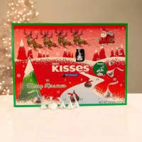 Адвент Календарь hershey's Kisses Holiday Advent Calendar 107g