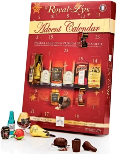 Адвент календарь Royal Des Lys Prestige Liqueurs 290g