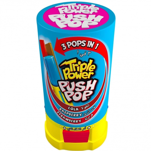 Цукерка Bazooka Triple Push Pop