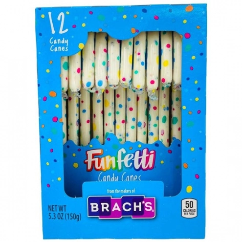 Тростина льодяник 12 шт Brach's Funfetti Candy Canes 150г