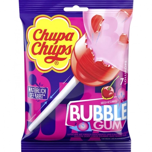 Леденцы Chupa Chups Bubble Gum Cherry 