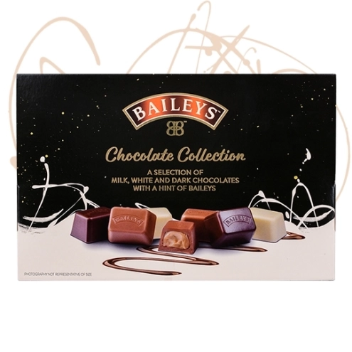 Цукерки Baileys Chocolate Collection у коробці (Асорті праліне з темного, молочного та білого шоколаду) 190г