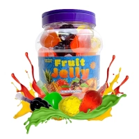 Цукерки желейні Funtasty Tik Tok Fruit Jelly Candy Фруктове асорті 1.8кг
