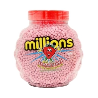 Жувальні цукерки Millions Jar Raspberry Малина 2.27кг