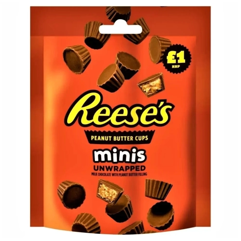 Конфеты с арахисовой пастой Reese's Peanut Butter Cups Minis 68г