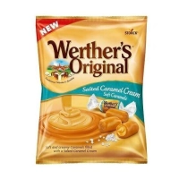 Іриски Werther's Original Salted Caramel Soft Eclair із солоною карамеллю 180г