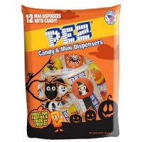 Дозатор із цукерками на Геловін Halloween PEZ Party Bag (2019 version) 12шт