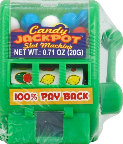 Игрушка с Конфетами Джекпот Kidsmania Candy Jackpot Зеленый 20г