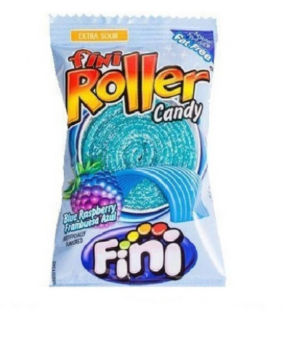 Жувальні цукерки Fini Roller кисла Блакитна Малина