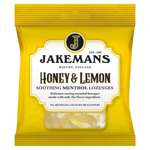 Натуральні льодяники зі смаком меду та лимону Jakemans