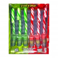 Трости с жидкими конфетами Juicy Drop Candy Canes with Gel Candy 144г