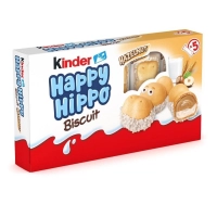 Kinder Happy Hippo Бегемотики з горіховою начинкою 5шт