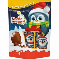 Цукерки з шоколадним печивом Kinder Mini Friends Cocoa Biscuit Пінгвіни 122 г