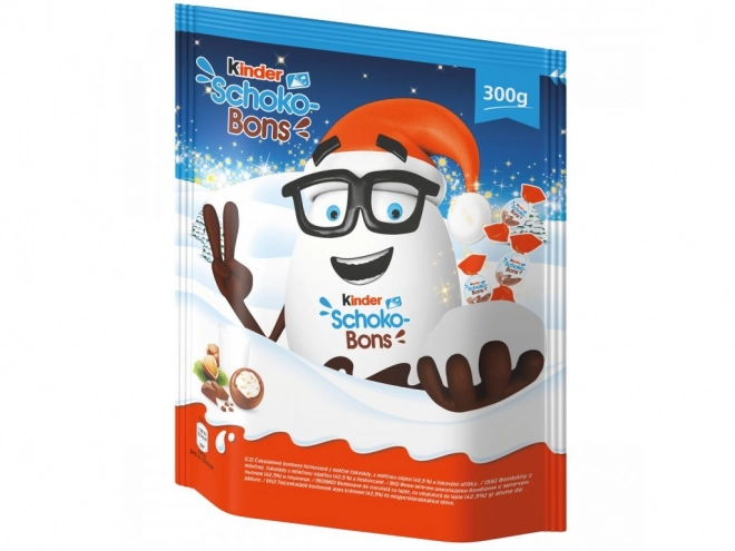 Конфеты с шоколадно-ореховой начинкой Kinder Schoko Bons 300г