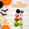 Жевательные конфеты на Хелоуин Halloween Dubble Bubble Ghoulish Gum Balls 61г