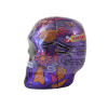 Череп 3-D графіка з цукерками на Хелловін фіолетовий Halloween Skull Tin with Smarties Violet 17г
