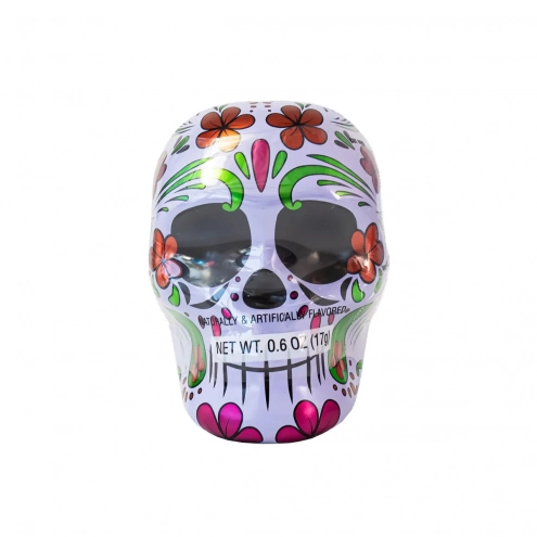 Череп 3-D графіка з цукерками на Хеллоуїн білий Halloween Skull Tin with Smarties White 17г