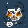 Цукерки Гарії Поттер Hershey's Kisses Harry Potter Milk Chocolate Halloween Candy Bag 269г