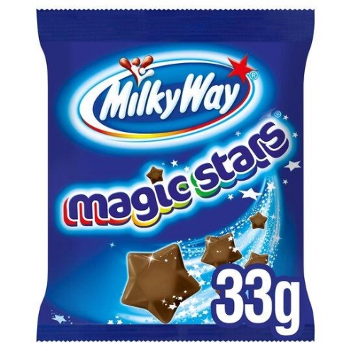 Шоколадные звездочки Milky Way Magic Stars пористый молочный шоколад 33г