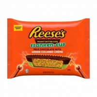 Шоколадные конфеты с арахисовым маслом Reese's Halloween Franken Cups Green Colored Creme 265г