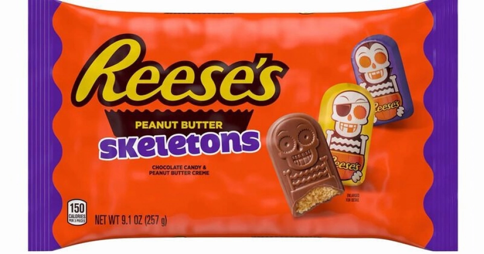 Цукерки з арахісовим маслом Скелети Reese's Peanut Butter Skeletons 257г