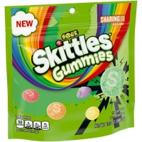 Жевательные конфеты Skittles Sour Gummies Chewy Candy Кислые 340.2г