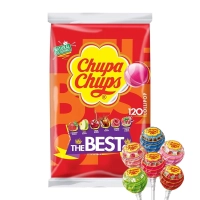 Упаковка леденцов Chupa Chups Classic Lollipop Candy Bags 120г