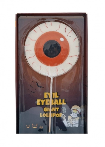 Леденец на палочке Глаз Evil Eyeball Giant Lollipop Halloween 400г