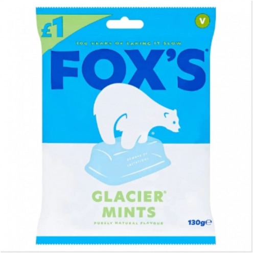 Льодяники Foxs Glacier Mints 130g