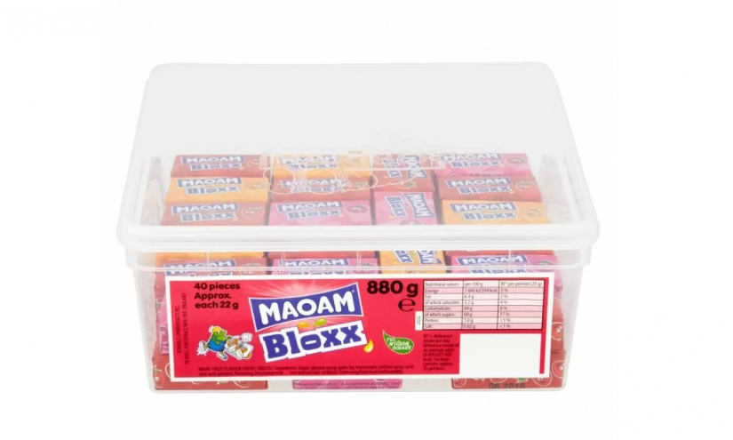 Жувальні цукерки Maoam Bloxx  880 грам