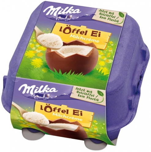 Milka Egg N Spoon Milk Creme 