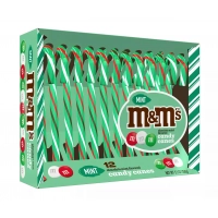 Льодяники тростини M&M's з шоколадно-м'ятним смаком Chocolate Mint Flavored Candy Canes 150г