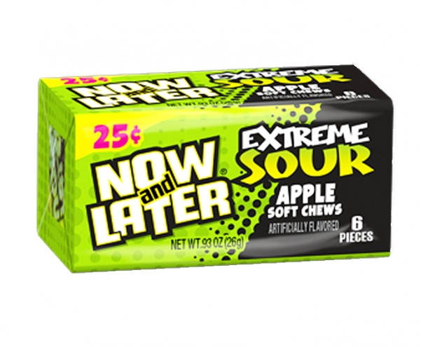 Now and Later Extreme Кислое Яблоко 26г