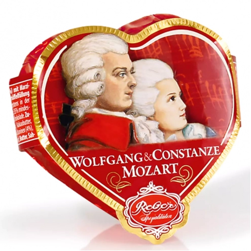 Конфета Reber Wolfgant & Constanze Mozart Сердце 31г